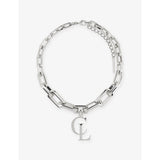 selfridges Christian Louboutin Silver-Toned Metal Chain Necklace- Buy online at McGrocer