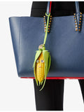 Christian Louboutin Vegetable Corn leather bag charm, UK version