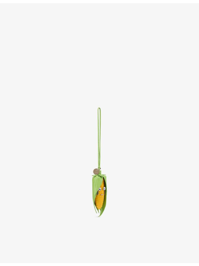 Christian Louboutin Vegetable Corn leather bag charm, UK version