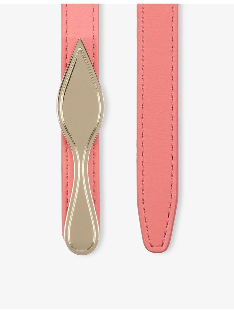Christian Louboutin Bettina Reverse Leather belt, imported from the UK