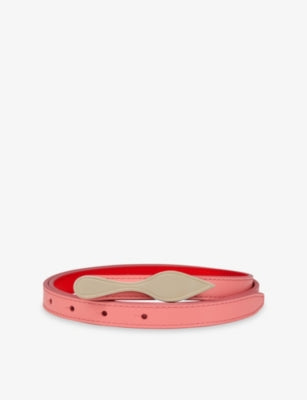 Christian Louboutin Bettina Reverse Leather Belt