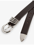 Hollyhock suede leather belt 99cm length (British brand)
