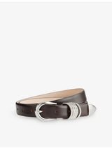 selfridges Hollyhock Suede Belt 99cm- Buy online at McGrocer