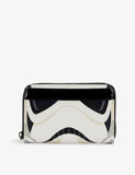 Loungefly Stormtrooper woven wallet with zip fastening, UK version