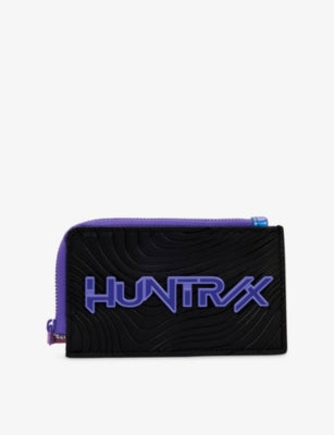 Huntrix woven card holder with zip fastening and multiple compartments, UK version