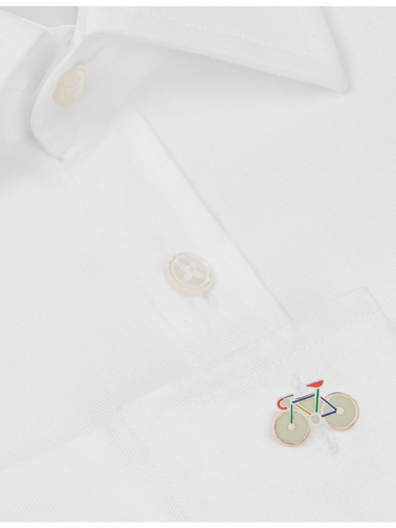 Paul Smith copper and zinc bicycle cufflinks, UK version