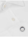 Paul Smith engraved-logo striped copper-and-zinc cufflinks 1.8cm diameter (British brand)