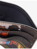 Paul Smith graphic print leather cardholder, imported from the UK