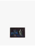 Paul Smith leather card holder with London motif, UK version
