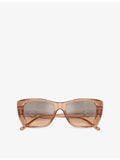 Michael Kors MK2270U Tokyo butterfly-frame acetate sunglasses, UK version
