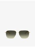 Oliver Peoples Clifton aviator sunglasses, imported from the UK