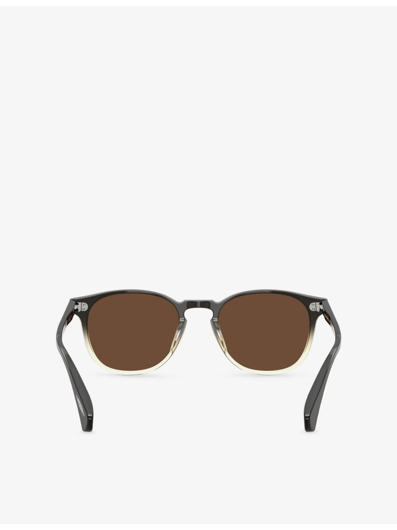 Oliver Peoples Finley round-frame acetate sunglasses, imported from the UK
