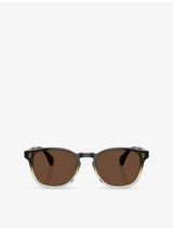 selfridges Oliver Peoples Finley Round-Frame Acetate Sunglasses- Buy online at McGrocer