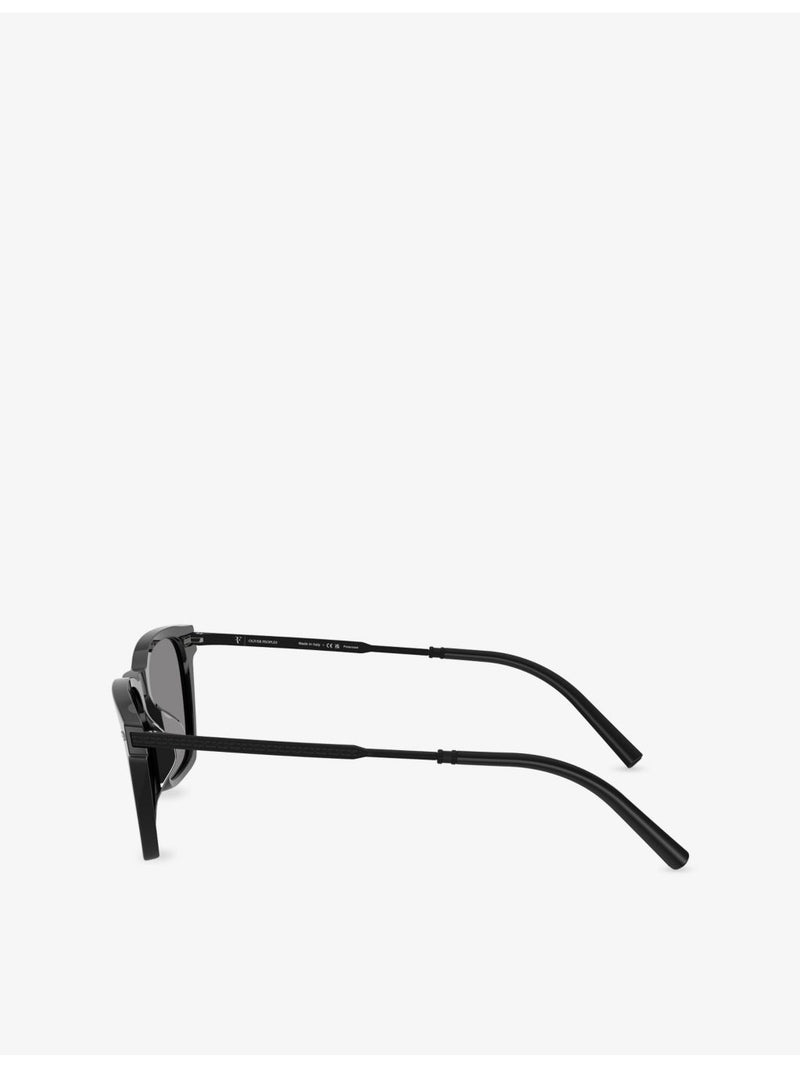 Oliver Peoples square-frame acetate sunglasses 54mm lens, imported from the UK