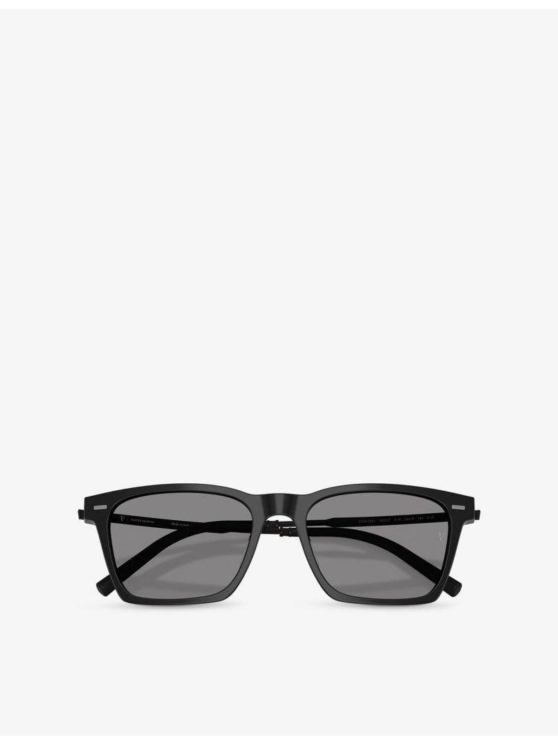 Oliver Peoples square-frame acetate sunglasses 54mm lens, imported from the UK