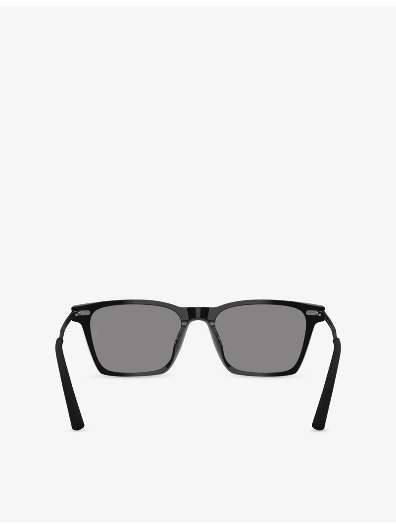 Oliver Peoples square-frame acetate sunglasses 54mm lens, imported from the UK