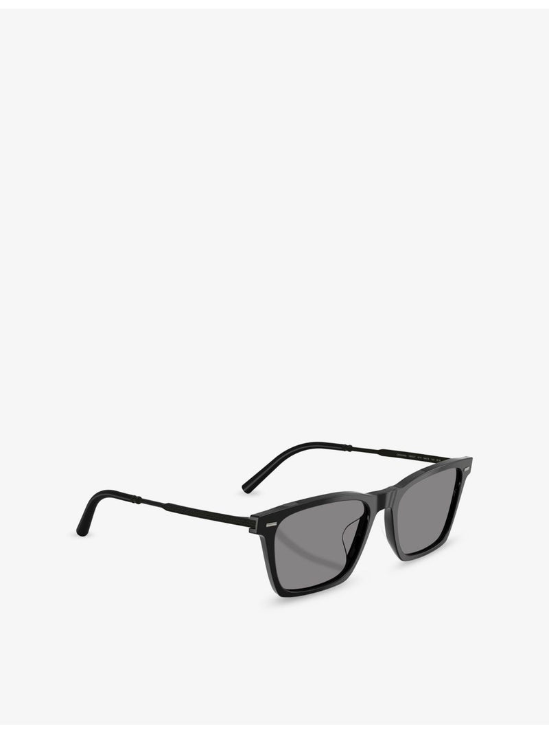 Oliver Peoples square-frame acetate sunglasses 54mm lens, imported from the UK