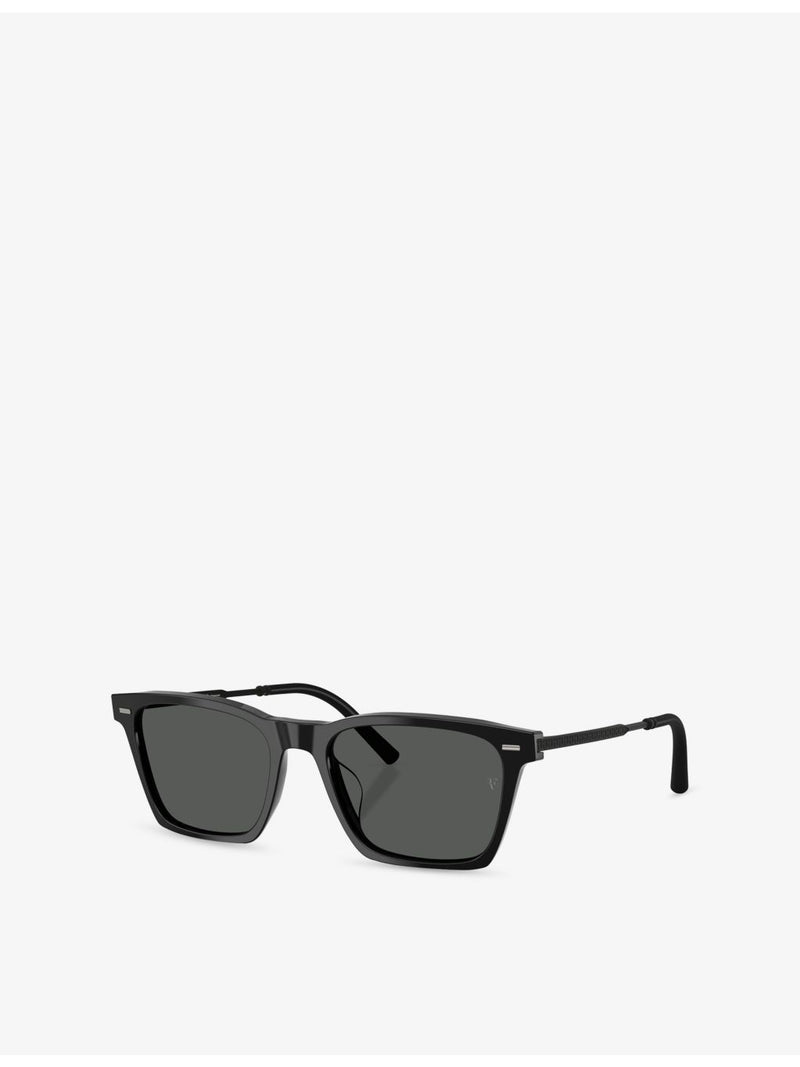 Oliver Peoples square-frame acetate sunglasses 54mm lens, imported from the UK