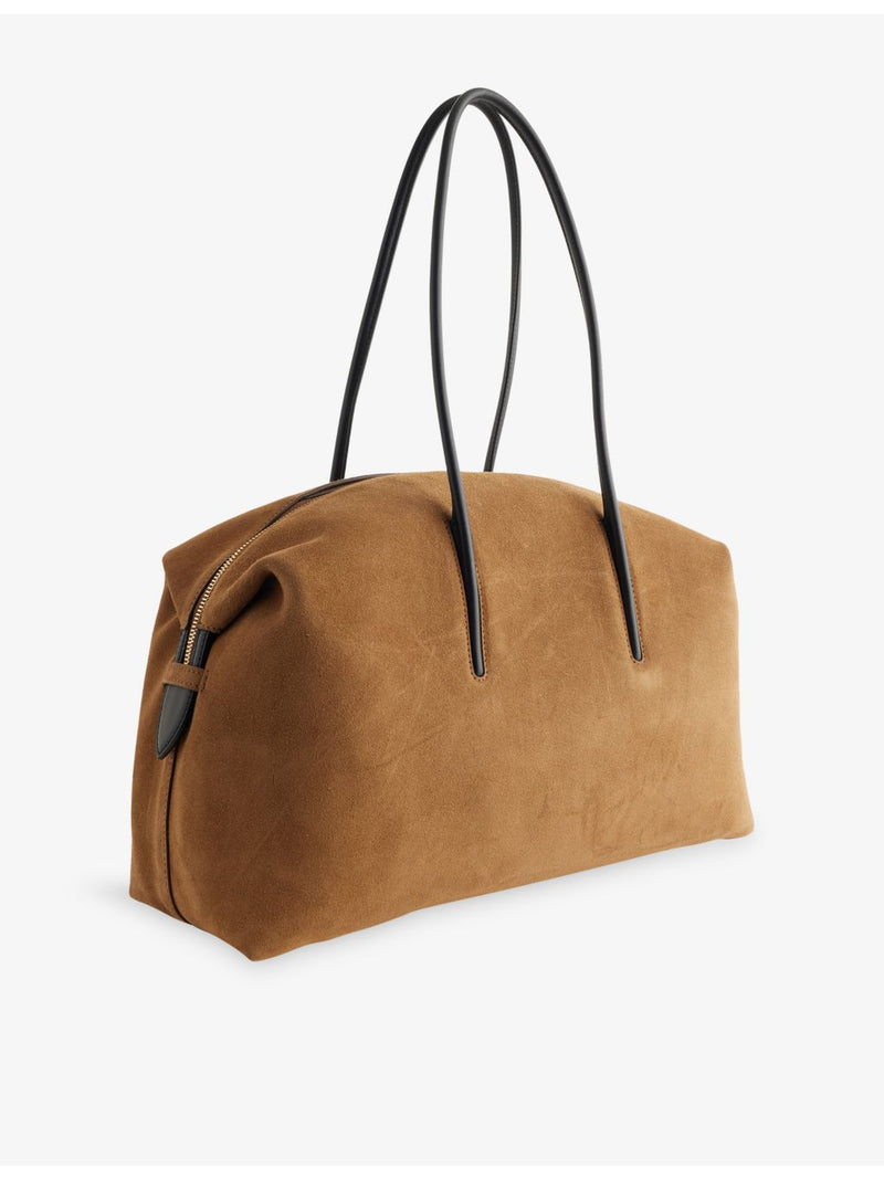 DeMellier Stockholm suede shoulder bag 45cm, imported from the UK