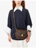 Demellier Siena saddle leather shoulder bag (British brand)