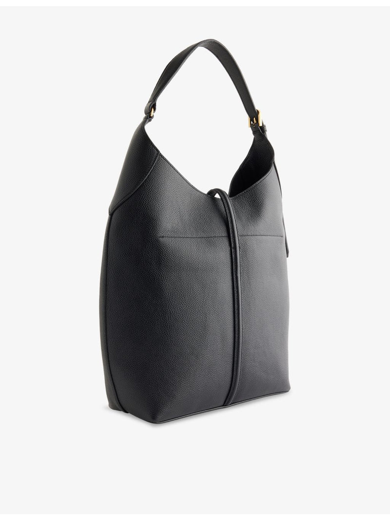 Demellier Siena leather bucket bag, imported from the UK