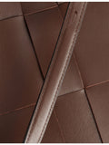 Demellier Florence leather tote bag with top handles, imported from the UK