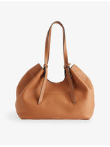 selfridges Strathberry Barra Grained Leather Tote Bag- Buy online at McGrocer