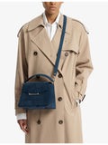 Strathberry Mosaic suede top-handle bag (British brand)