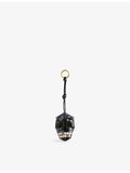 Zadig Voltaire leather keyring with skull silhouette, imported from the UK