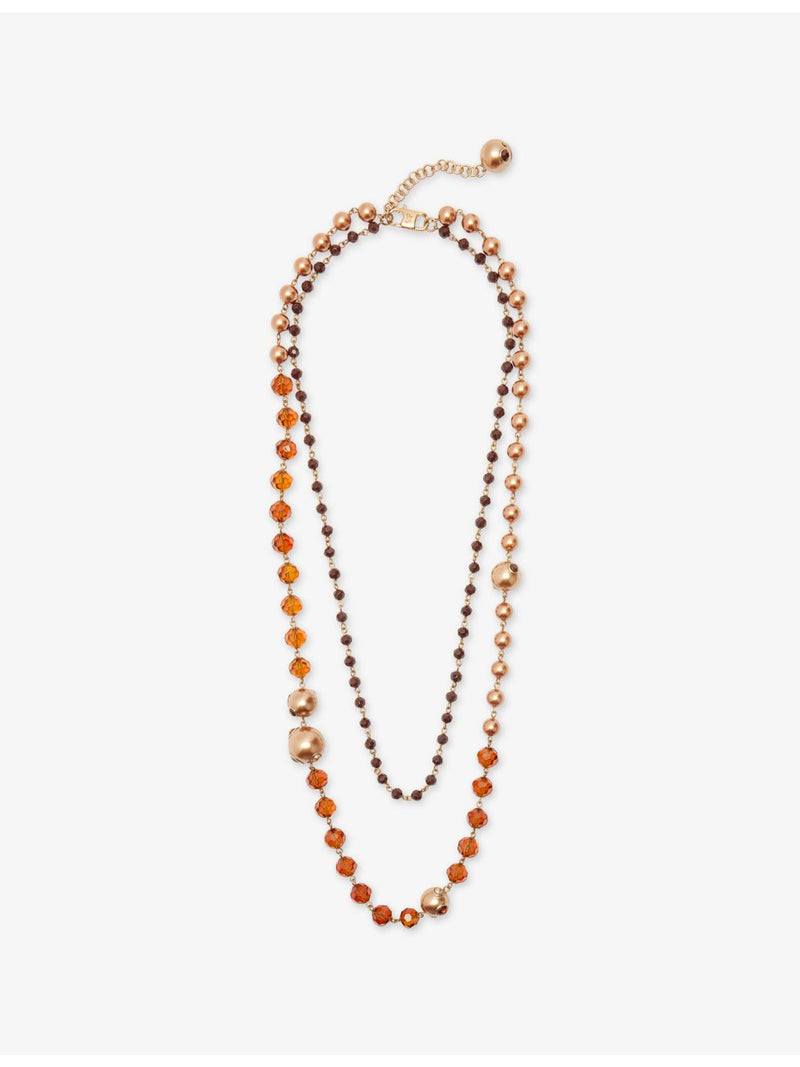 Max Mara Weekend layered bead necklace, imported from the UK