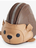Weekend Max Mara leather coin purse with hedgehog design, UK version