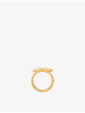 Boucheron Serpent Boheme ring 18ct yellow gold 0.31ct diamond, UK version