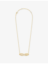 selfridges Boucheron Serpent Bohème Vintage 18ct Yellow Gold Diamond Pendant Necklace 0.25ct 38-44cm- Buy online at McGrocer