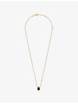 selfridges Boucheron Serpent Bohème XS Motif 18ct Yellow-Gold Onyx and Diamond Pendant Necklace- Buy online at McGrocer