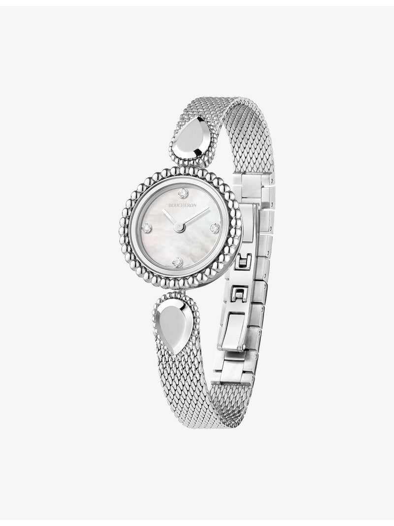 Boucheron Serpent Bohème 23mm watch with diamond and mother-of-pearl - British product