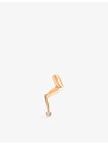 La Maison Couture single diamond stud earring 14ct rose gold, UK version
