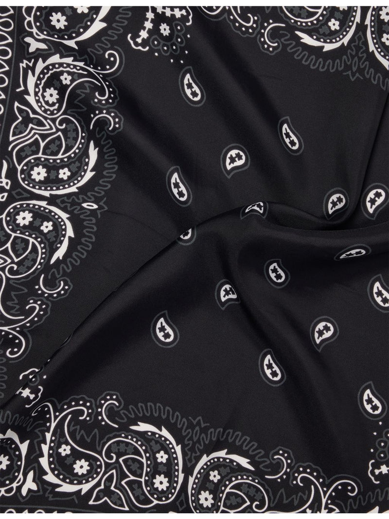 AWGE silk-blend bandana Don't Be Dumb print (British brand)