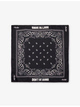 selfridges AWGE Don't Be Dumb Silk-Blend Bandana- Buy online at McGrocer