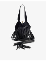selfridges KHAITE Nano Lotus Fringe Leather Tote Bag- Buy online at McGrocer