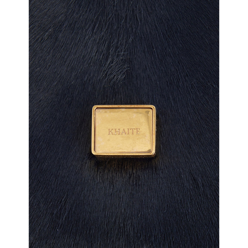 KHAITE Audrey pony hair leather clutch, imported from the UK