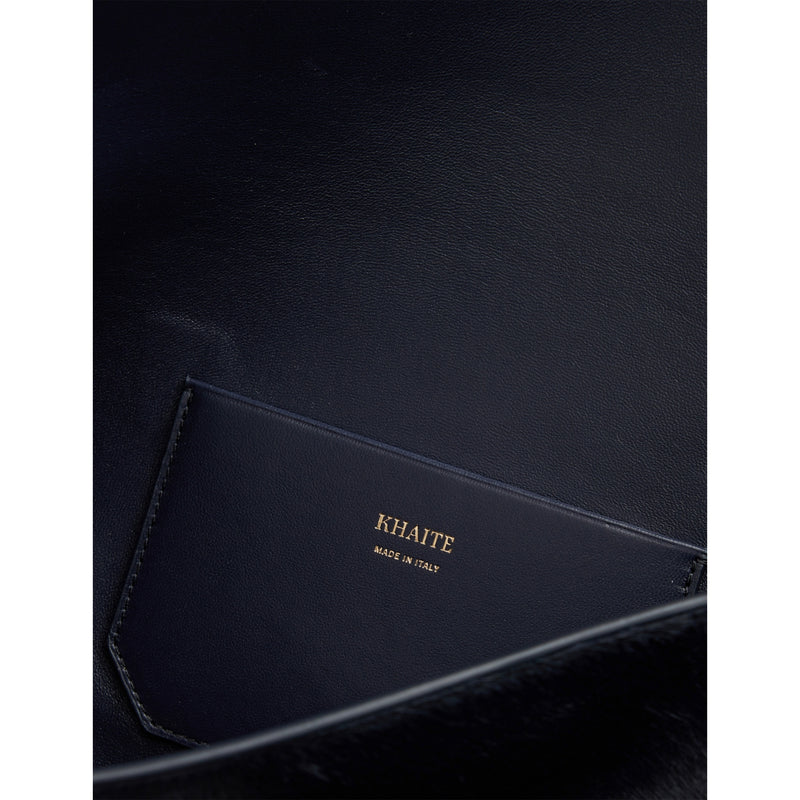 KHAITE Audrey pony hair leather clutch, imported from the UK