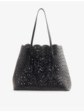 Alaïa Mina 37 leather shoulder bag - British product