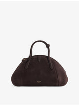 selfridges Alaïa Small Suede Top-Handle Bag- Buy online at McGrocer