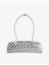 selfridges Alaïa Le Teckel Polka-Dot PVC Medium Shoulder Bag- Buy online at McGrocer