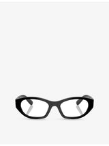 selfridges Miu Miu MU 03WV Irregular-Frame Acetate Eyeglasses- Buy online at McGrocer