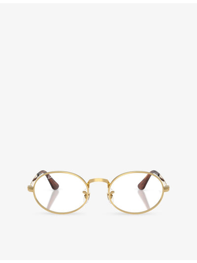 selfridges Ray-Ban x A$AP Rocky RB3931V Arista Oval-Frame Metal Eyeglasses- Buy online at McGrocer