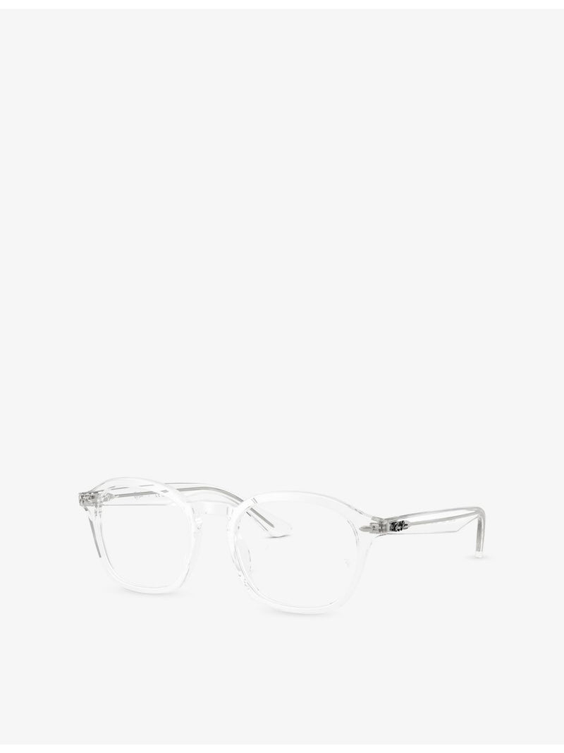 Ray-Ban RB5451 round acetate optical glasses (British brand)