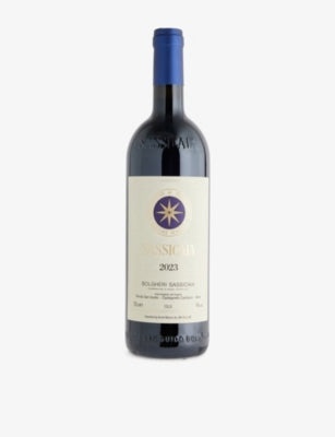 Sassicaia 2023 red wine 750ml Tuscan cabernet blend - British product