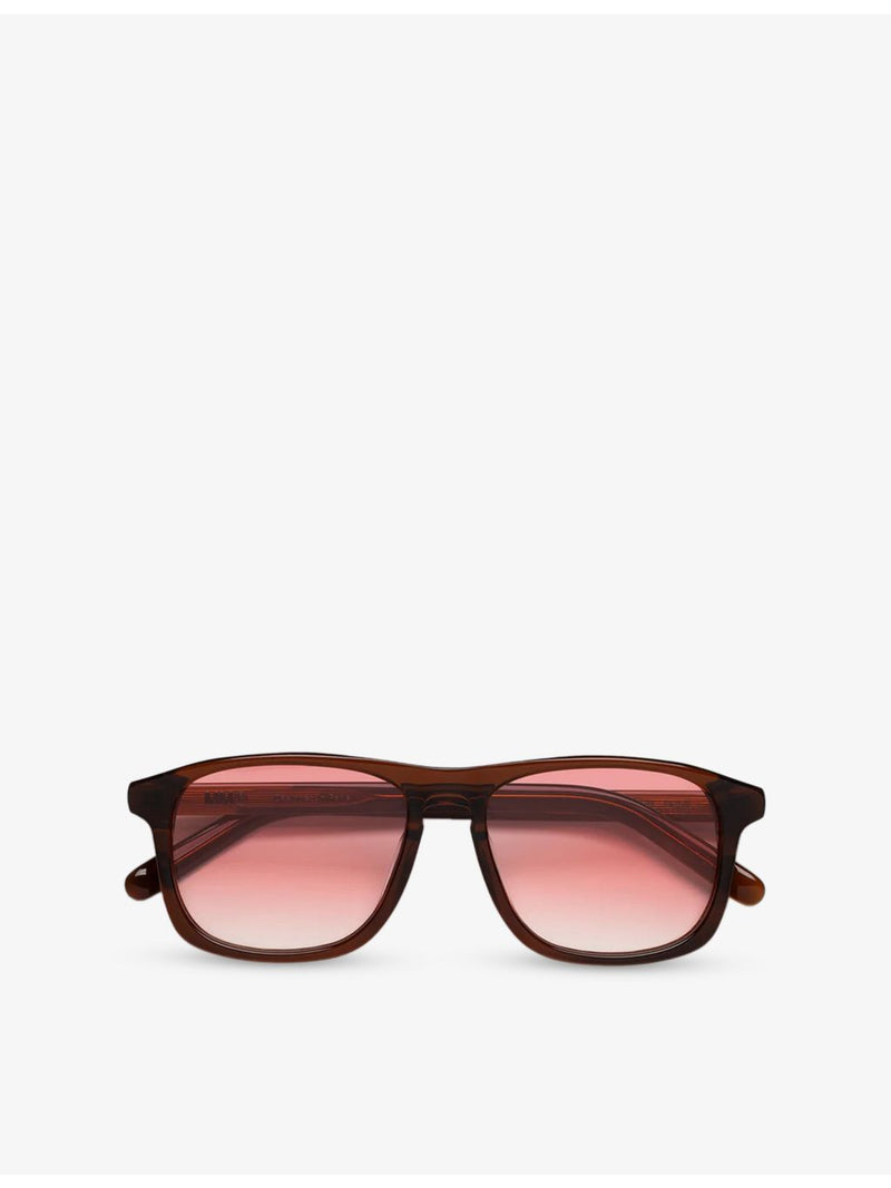 Maison Margiela Lunettes 8 marron square sunglasses (British brand)