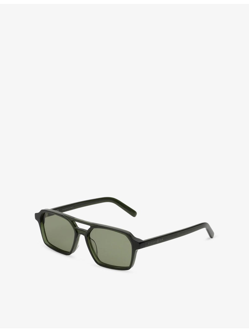Maison Margiela Lunettes 7 Vertes sunglasses irregular frame - British product